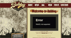 Desktop Screenshot of bulldogbrewingco.com